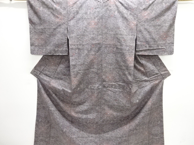 JAPANESE KIMONO / UNUSED TSUMUGI 
